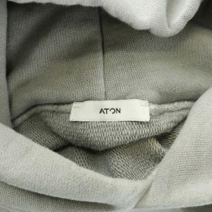 ATON 25SS NATURAL DYED URAKE オーバーサイズスウェットシャツ プルオーバーパーカー 長袖