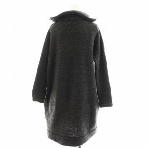 45R ワンピース ロング丈 長袖 ウール 0 グレー /AN30