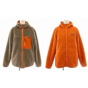 キッズリバーシブルレディフレディーフーディ リバーシブルジャケット アウター 茶 ブラウン オレンジ 68095