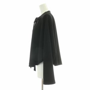 ENFOLD 23SS CAPE LIKE JACKET 38 ブラック