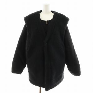 21AW マルチWAYキルトジャケットボアベスト ブルゾン F 黒 ブラック GAL-51560-B /AN42