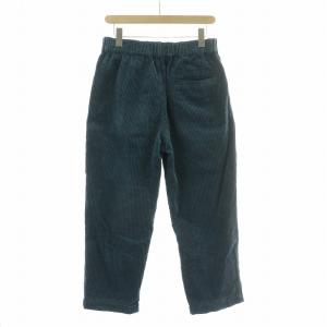 nest Robe コーデュロイパンツ イージー スラックス ウエストゴム F 青 ブルー