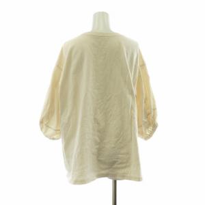 nest Robe カットソー プルオーバー 半袖 麻 リネン混 F アイボリー 01232-1045