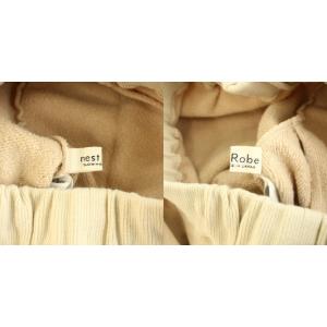 nest Robe 裏毛起毛スウェットパンツ イージーパンツ F ベージュ 01204-1606