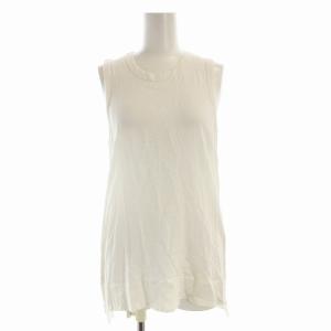 カットソー ノースリーブ S ホワイト 165108143