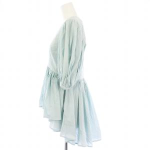 MARIHA ラストダンスのブラウス 半袖 プルオーバー 36 青 3214244001 /KH