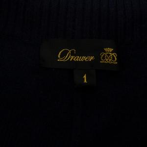 Drawer ウールカシミヤ12Gニットパンツ 1 紺 6514-106-0465