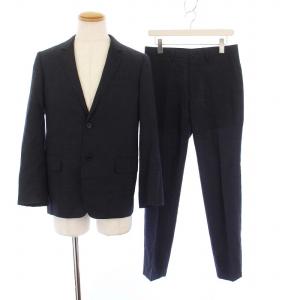 FOX BROTHERS 17年製 シングルスーツ S ネイビー