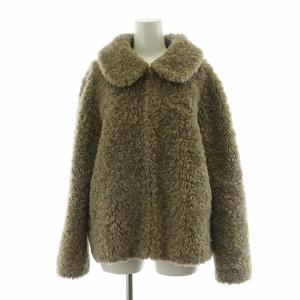 ボアブルゾン ジャケット アウター F ブラウン 21011912400030 /NQ