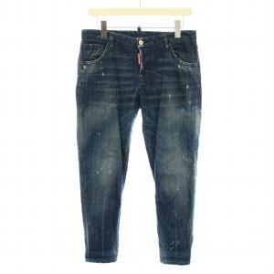 ジーンズ ホックニー Jeans Hockney デニムパンツ ジーンズ ボタンフライ ダメージ加工 ペンキ加工 38 紺