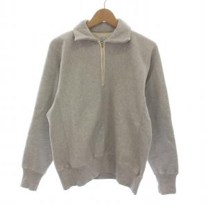 Lot.485 ハーフジップ スウェット トレーナー 長袖 M グレー