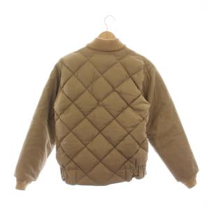 WAREHOUSE 日の出タグ復刻 キルティング ダウンジャケット 36 ベージュ