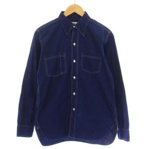 DUCK DIGGER シャツ 長袖 36 ネイビー /KH