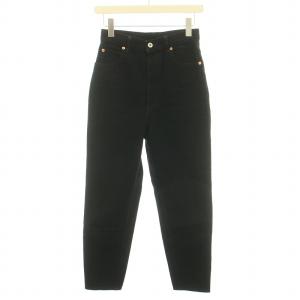 20SS デニムパンツ ジーンズ ストレート ジップフライ 36 黒 ブラック 470DS311-7340