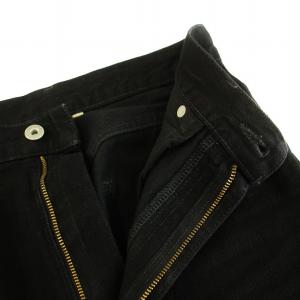 nagonstans 20SS デニムパンツ ジーンズ ストレート ジップフライ 36 黒 ブラック 470DS311-7340