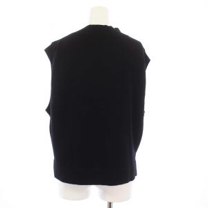 MARGARET HOWELL 23SS ノースリーブニット セーター カシミヤ混 2 ブラック 578-3261003 /KH