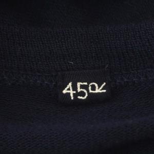 45R カメリヤニットソーのカーディガン 5101030 カーディガン ニット ウール 長袖 3 ネイビー /G