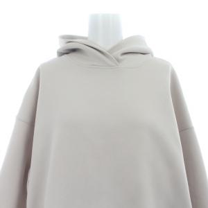 TOMORROWLAND 20SS ダブルフェイス フーデッドプルオーバー 11-02-02-02701 パーカー 長袖 F ライトベージュ