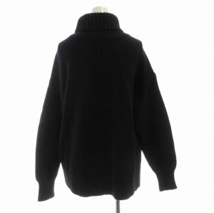 SHIPS ニット セーター プルオーバー タートルネック 長袖 S 黒 ブラック  316-08-0001