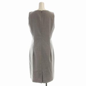 Theory ワンピース ひざ丈 ノースリーブ 4 グレー 019905535025704