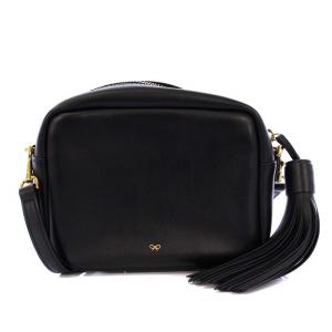 ANYA HINDMARCH NEESON TASSEL CROSS BODY ブラック