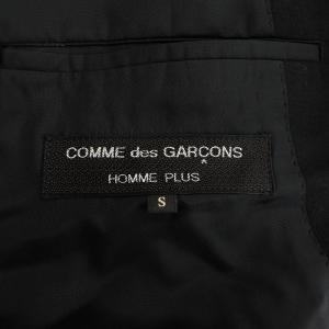COMME des GARCONS HOMME PLUS 80s テーラードジャケット シングル ウール S 黒 ブラック PS-05007S /AN34
