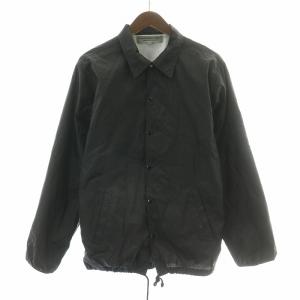 COMME des GARCONS GOOD DESIGN SHOP ナイロンジャケット アウター ステンカラー ロゴ バックプリント M 黒 ブラック IH-J003