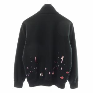 COMME des GARCONS HOMME PLUS AD2000 ラバープリントトラックトップ ブルゾン ブラック PT100580