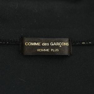COMME des GARCONS HOMME PLUS AD2000 ラバープリントトラックトップ ブルゾン ブラック PT100580