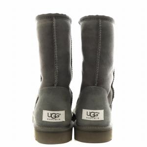UGG australia クラシック ショート W CLASSIC SHORT ムートンブーツ ショートブーツ 25.0cm グレー 5825