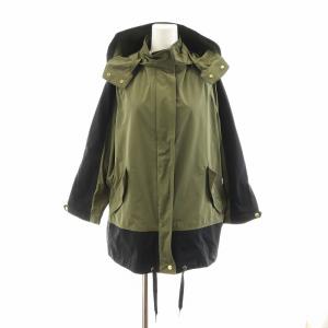 W's BEAVER ANORAK パーカー S カーキ ブラック