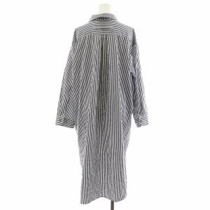 TICCA ティッカ ストライプシャツワンピース ロング ベージュ