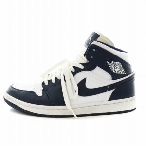 Air Jordan 1 Mid White Metallic Gold Obsidian