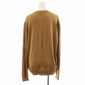 Berluti ニット カットソー 長袖 ウール 絹 シルク M 茶 ブラウン /AN40