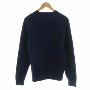 LACOSTE ニット セーター 長袖 ロゴ プルオーバー 4 ネイビー AH8547
