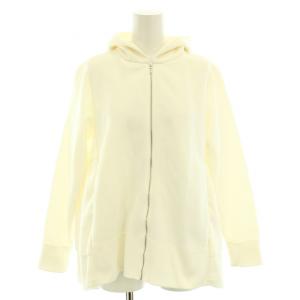 バックダブルフレアジップパーカー アウター F 白 ホワイト YR2015-003SP-3 /YT