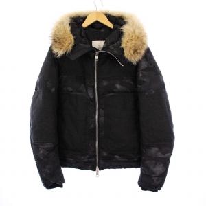 DEDION ダウンジャケット コヨーテファー 2 ブラック A20914136025