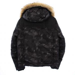 MONCLER DEDION ダウンジャケット コヨーテファー 2 ブラック A20914136025