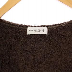MACKINTOSH LONDON ジップアップパーカー パイル地 長袖 L ブラウン G1P45-716-56 /KH
