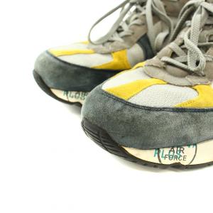 PREMIATA メイズコンビスニーカー シューズ スエード 総柄 43 27.0-27.5cm グレー VAR3886