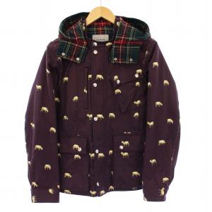 12AW サイコカラー期 転写プリント マウンテンパーカー ジャケット 3 パープル J4201-2