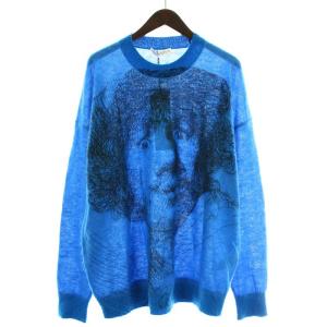 REMBRANDT CREWNECK JUMPER in blue