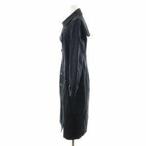 BURBERRY THE CHELSEA ロング トレンチコート IT46 ネイビー 4073379