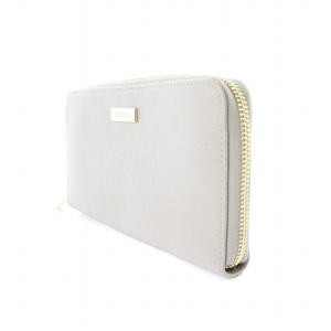 FURLA 長財布 ウォレット レザー ロゴ グレー