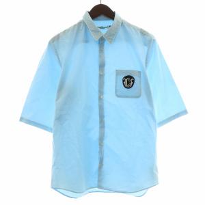 FOR REBELS Summer Madness期 カジュアルシャツ 五分袖 レギュラーカラー ロゴ