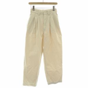 TOMBOY JEANS トムボーイジーンズ デニムパンツ タック ジップフライ 32 アイボリー 22SMSPA0