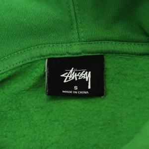 STUSSY シャドーマン パーカー プルオーバー S 緑 グリーン /AN10