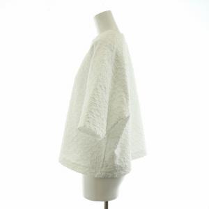 JOURNAL STANDARD 24SS シャーリングハーフスリーブTシャツ プルオーバー 半袖 F ホワイト 20070400326120