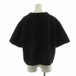 JOURNAL STANDARD 24SS シャーリングハーフスリーブTシャツ 半袖 プルオーバー F ブラック 20070400326320