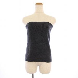22AW ニットビスチェ チューブトップ ウール F グレー 22080586213030 /BM